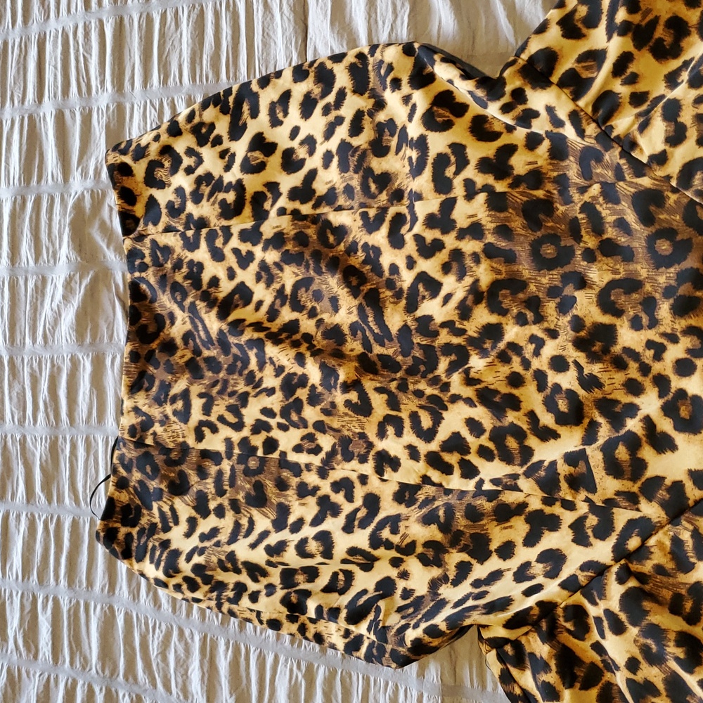 MABLE  brand women’s Leopard Print Fish tail Skirt Size M like new - Picture 5 of 9